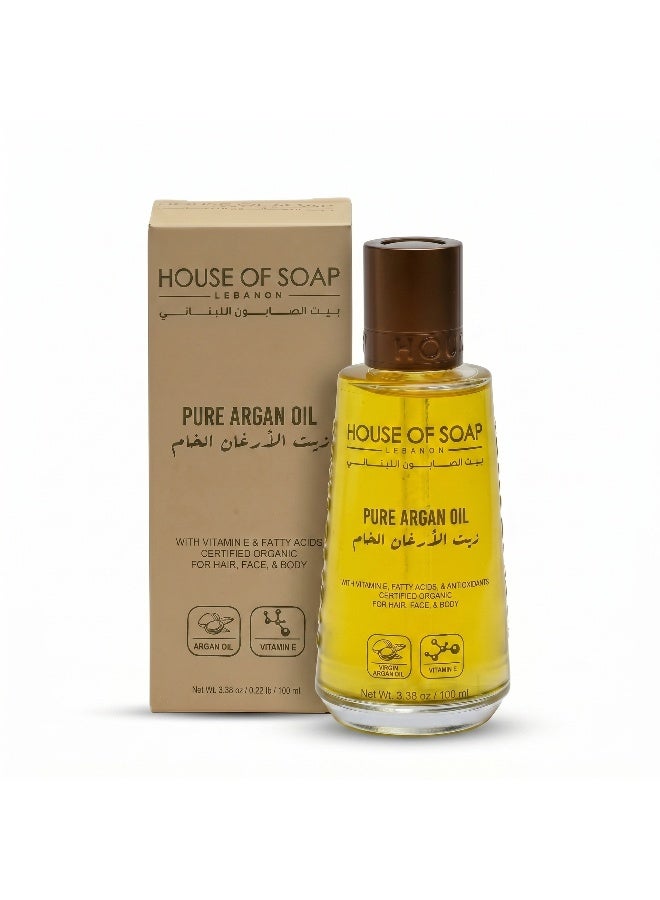 100% Pure Argan Oil for Hair Skin & Nails Hydrating Anti Frizz & Nourishing Beauty Care – 100ml