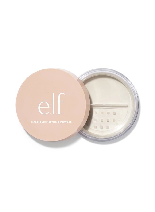 Halo Glow Soft Focus Setting Powder, Silky Setting Powder For Creating Soft Glow Without Shine, Smooths Pores & Lines, Light