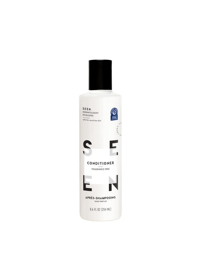 Conditioner, Fragrance Free - Non-Comedogenic & Sulfate-Free Hair Conditioner- Dermatologist-Developed - Safe for Sensitive, Eczema & Acne Prone Skin