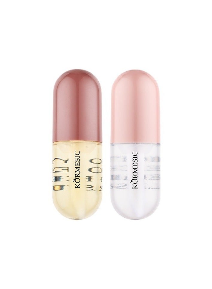 Day & Night Lip Oil Set 3.5ml+3.5ml - Hydrating & Nourishing Duo