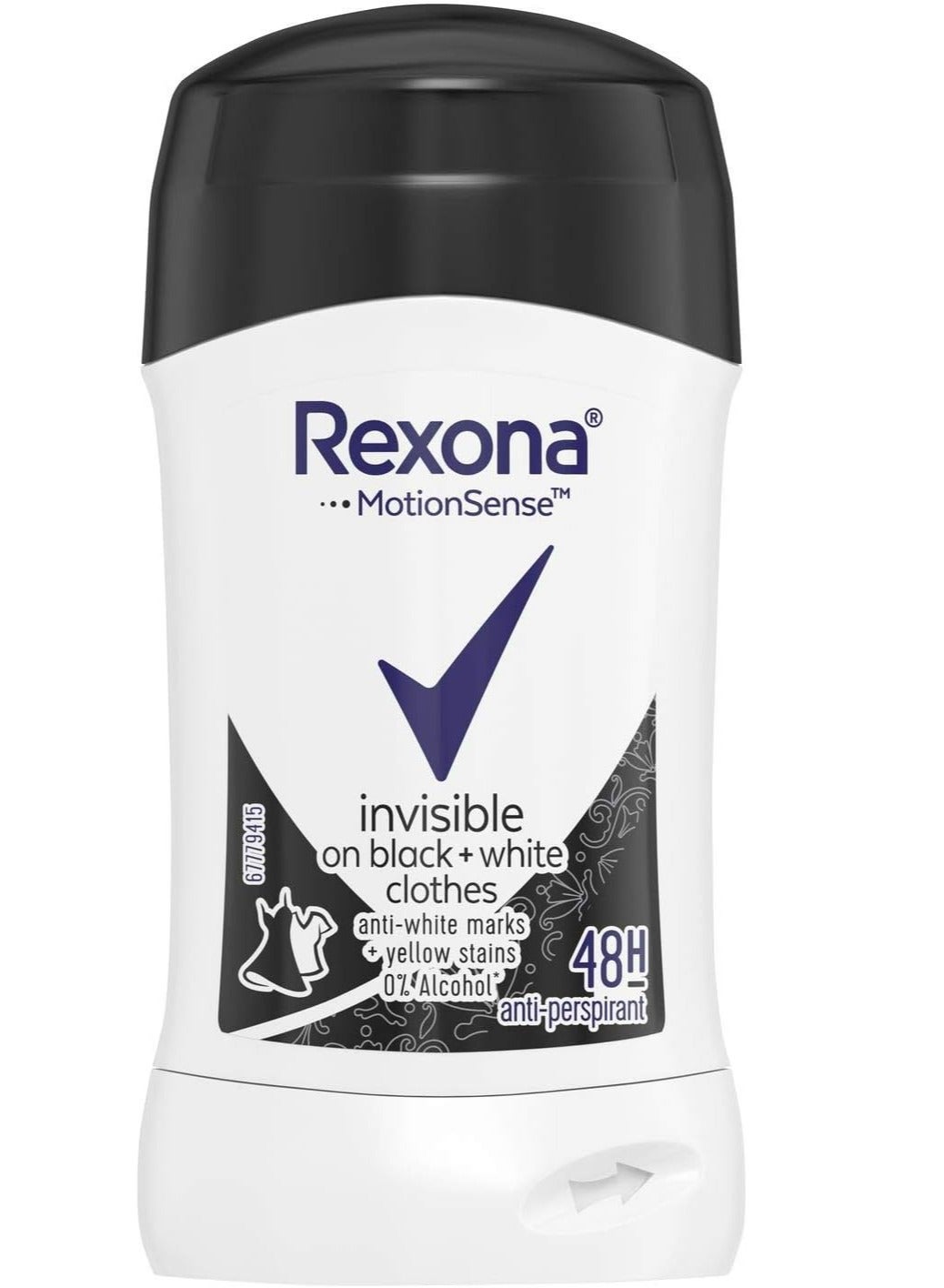Women's Stick Deodorant Invisible On Black+White Clothes 48 Hour Effect 40 g