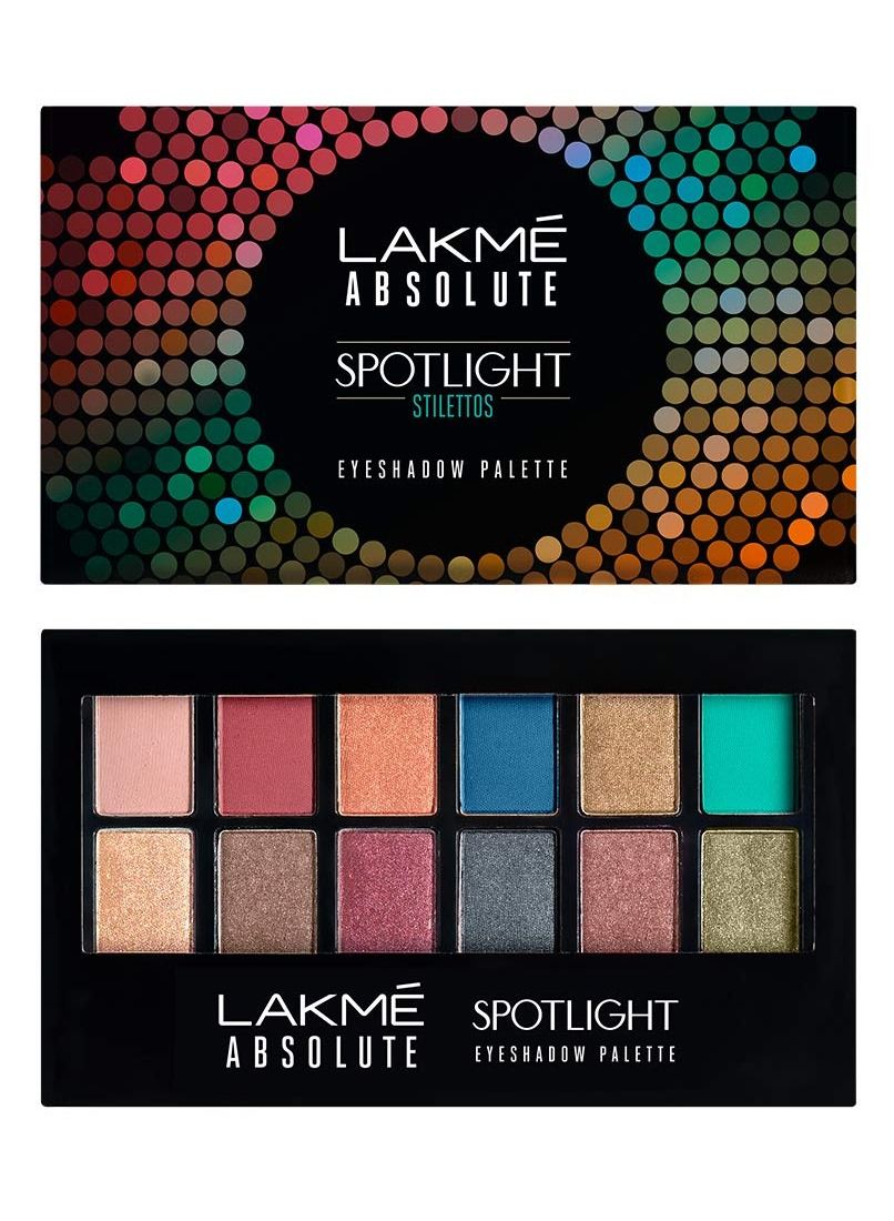 Lakme Absolute Spotlight Eye Shadow Palette Berry Martini 12g
