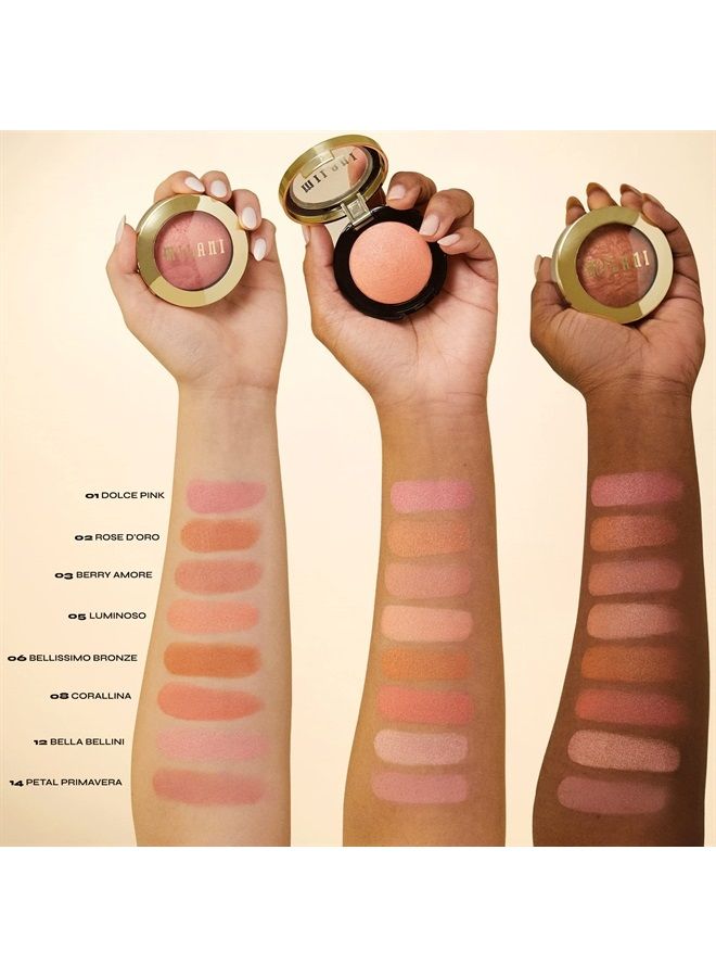 Baked Blush - Rose D'Oro (0.12 Ounce) Cruelty-Free Powder Blush - Shape, Contour & Highlight Face for a Shimmery or Matte Finish