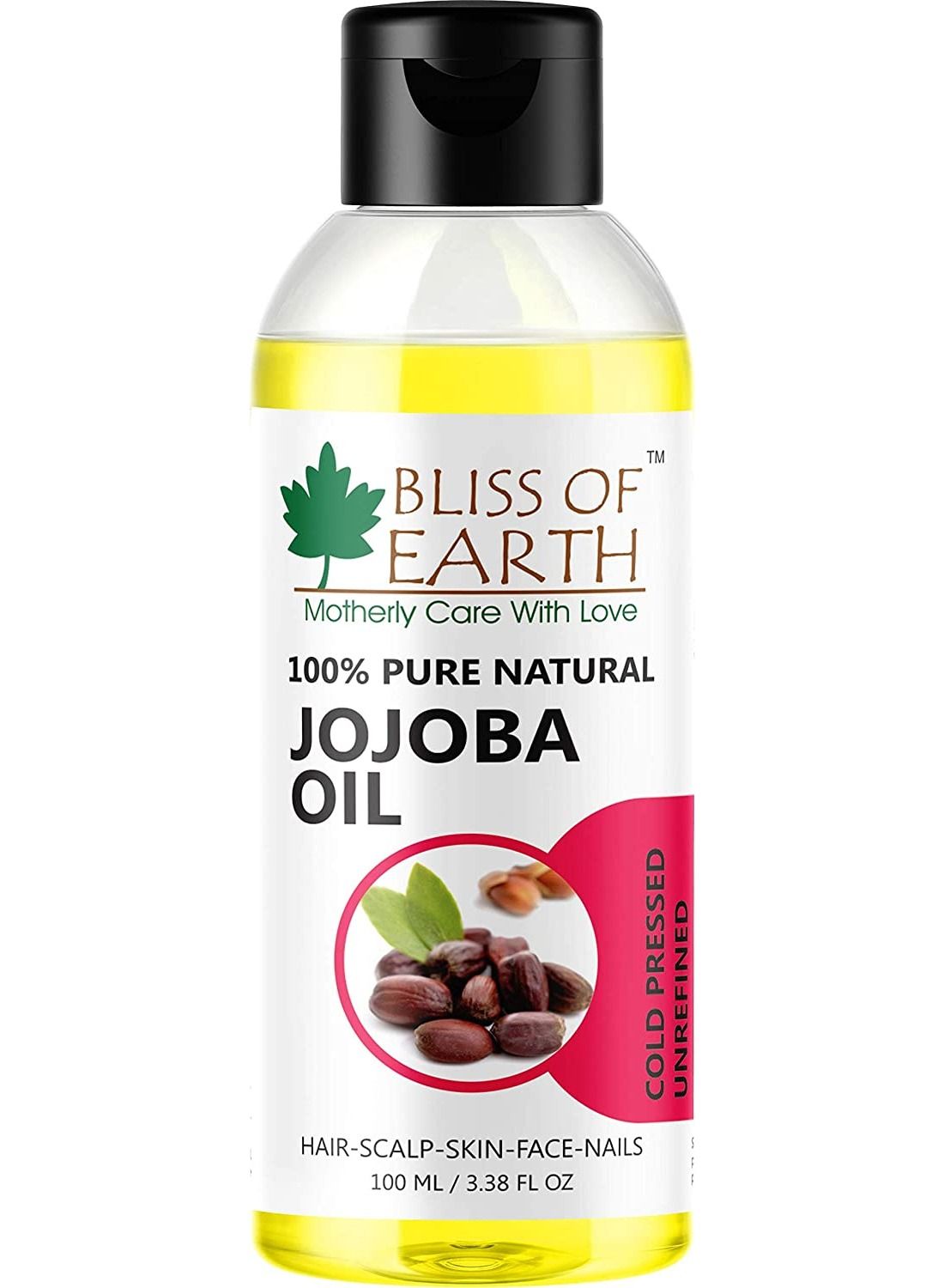 100% Pure Natural Jojoba Oil 100ML Coldpressed & Unrefined  Great for face lip and massage
