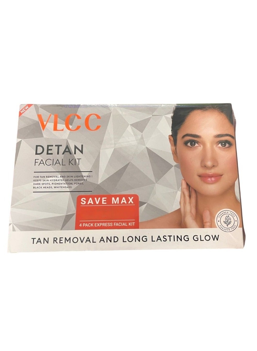 De-Tan Facial Kit - 180g (150g+30ml) | For Tan Removal | Hydrates, Helps Removes Dark Spots, Pigmentation, Pores, Blackheads & Whiteheads | With SPF 15+ Moisturizer