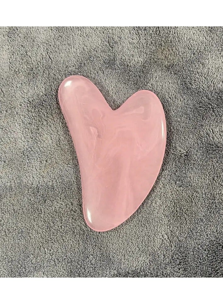 Heart-Shaped Gua Sha Board - Resin Body Massager For Skin Care