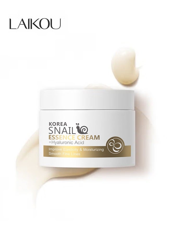Korea Snail Essence Cream, Moisturizing Acne Scar Removal, CreamImprove Skin Anti-Aging & Wrinkle Removal and Whitening Cream 25g