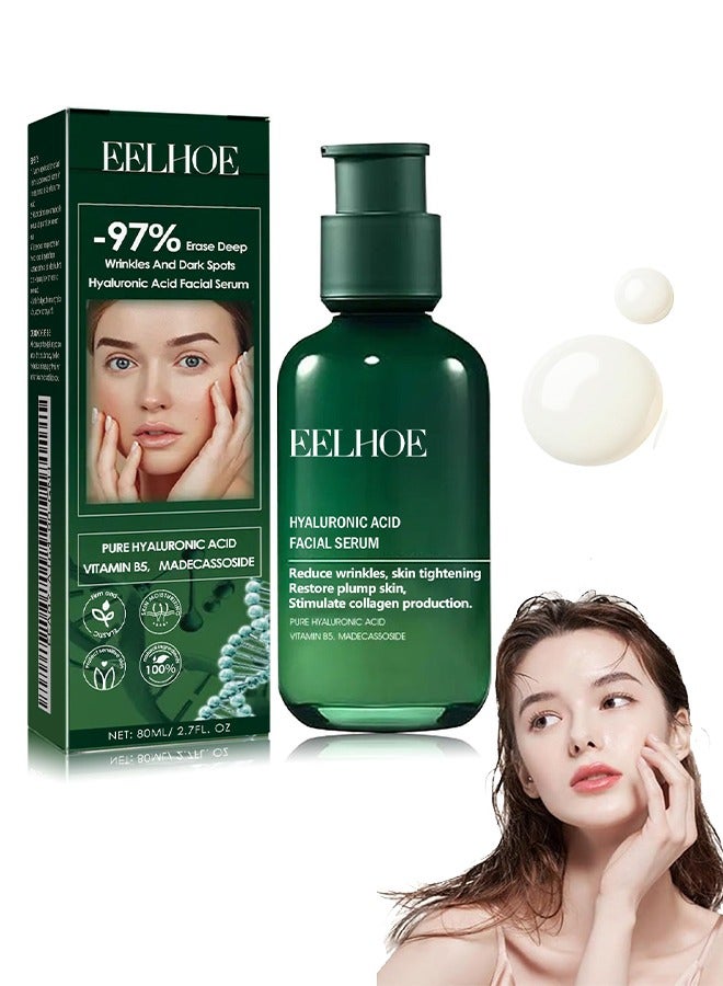 Hyaluronic Acid Facial Serum,Skin Firming Rejuvenating Serums Skin Firming Serums for Face and Neck Skin Firming Serums Skin Firming Serum for Face and Neck for All Skin Types 80ml
