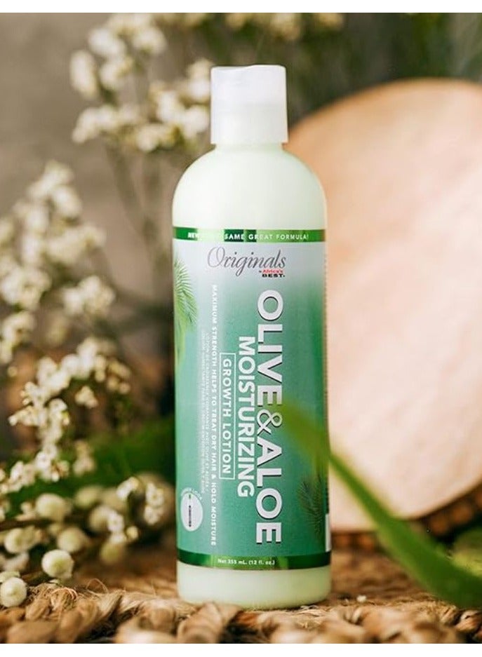 Orig Olive Oil Max Strength Grow Lotion 355ml