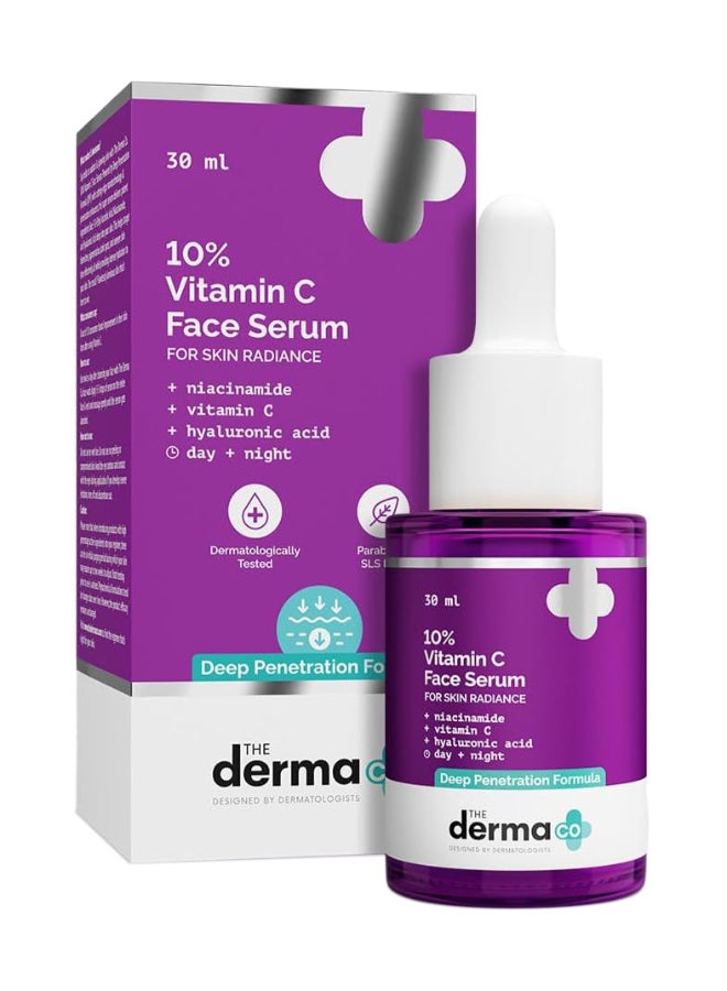 The Derma Co.10% Vitamin C Face Serum for Skin Radiance 30 ml
