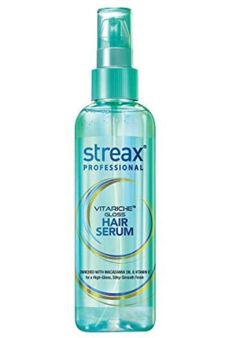 Pro Hair Serum Vita Gloss With Macademia Oil & Vitamin E, Helps In Everyday Styling, Adds Shine To Hair Gorgeous & Shiny Hair, 115 Ml, Pack of 1