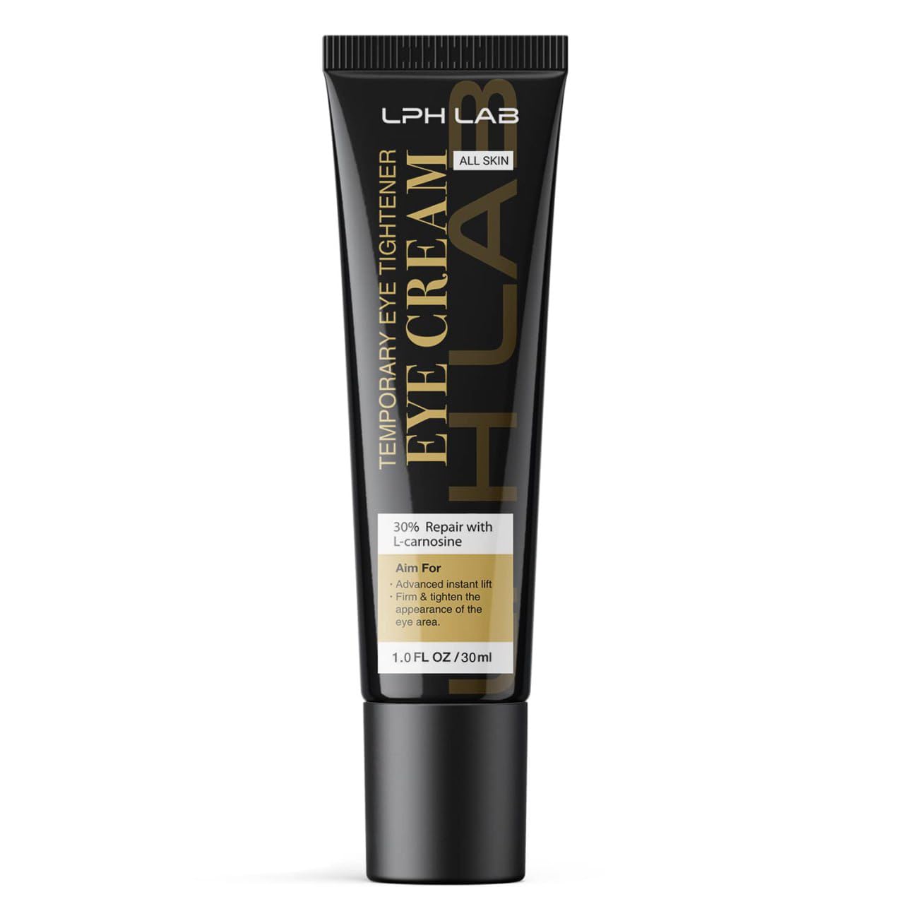 LPH LAB Instant Firm Eye Tightening Cream: Temporary Under Eye Bag Puffiness Removal - Rapid Eyebags Tightener Reducer Treatment for Senior Men and Women, 30mL
