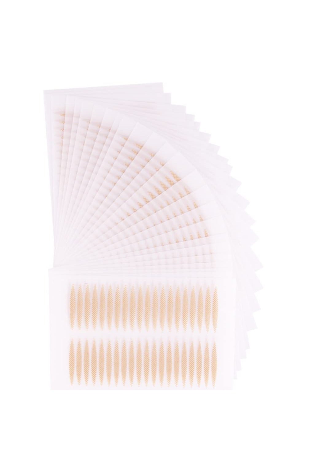 SYBL 800PCS (400 pairs) Single-Sided Lace Mesh Olive Breathable Double Eyelid Stickers Flesh-Colored Invisible No Trace Waterproof long-lasting Super Sticky Self-Adhesive Double Eye Tape Tools
