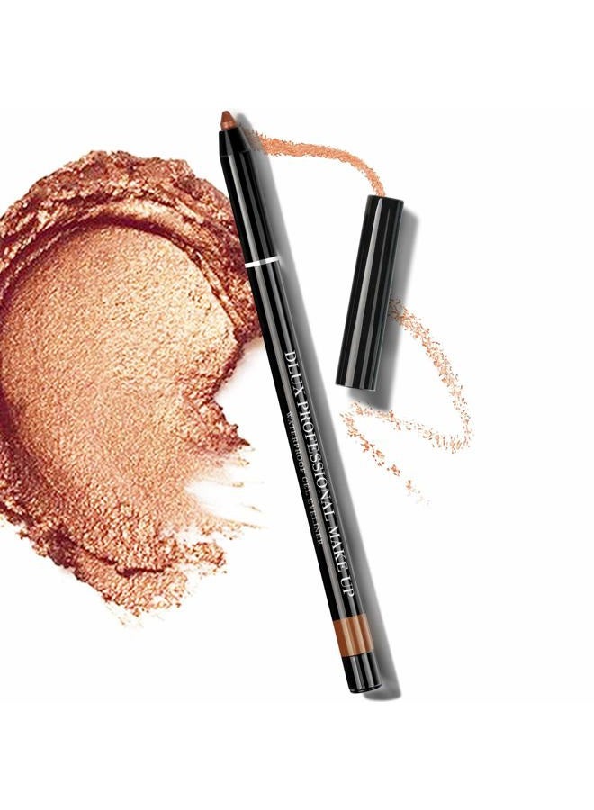 Gel Eyeliner - 4g Stick Eye liner, Waterproof Pencil Gel Liner, Smooth Cream Eye shadow, Smudge-Free, Long-Lasting, Intense Colours, Easy To Use Korean Cosmetic