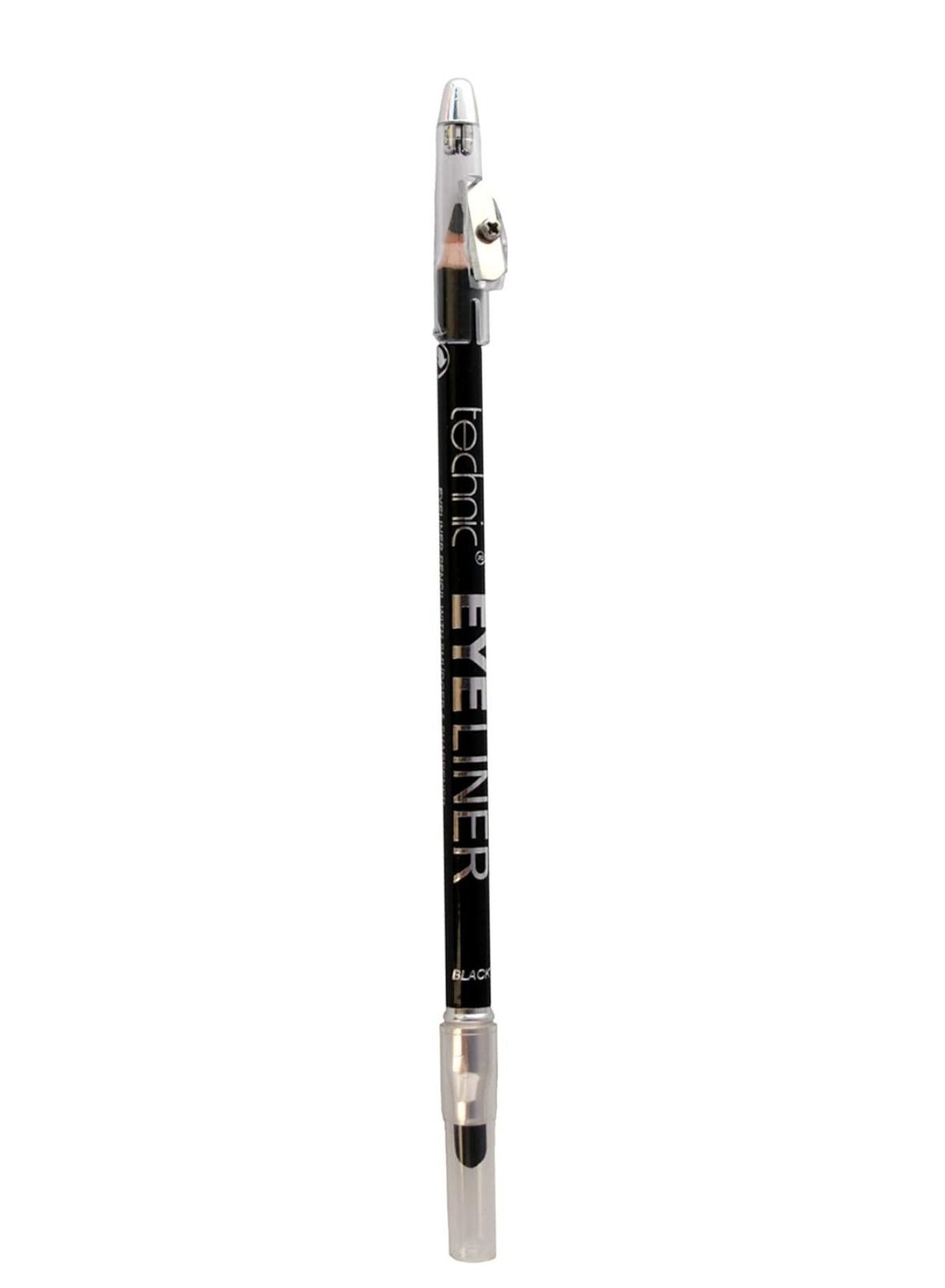 Eyeliner Pencil w Sharpener and Smudger Black