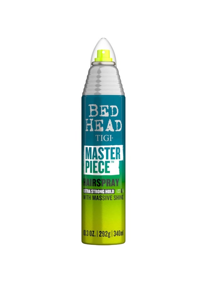 TIGI Bed Head Frizz Control Hair Spray, Masterpiece Extra Hold Hair Care Spray for Shiny and Glossy Hair, 10.3 oz