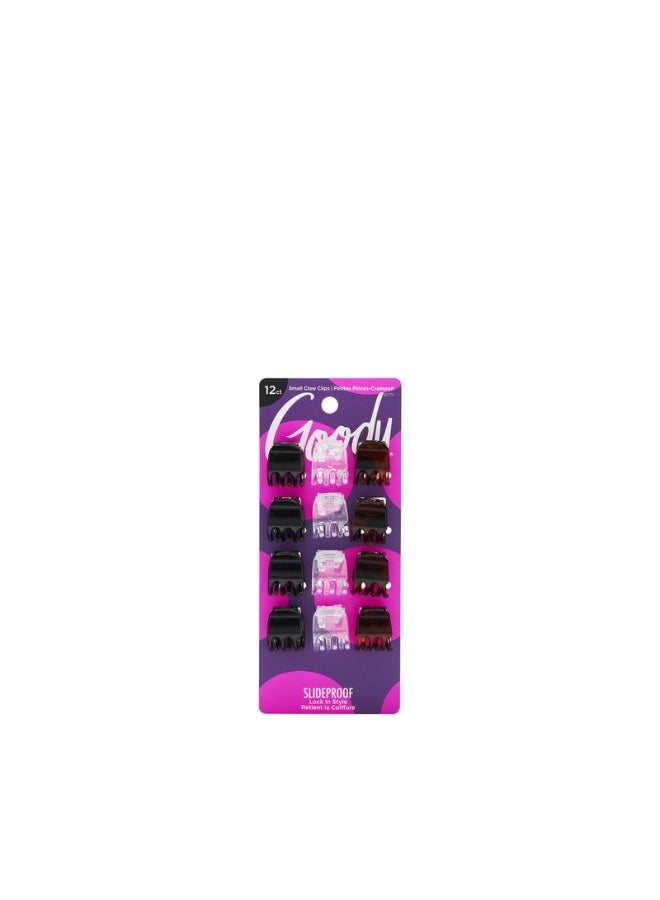 Classics 3 Prong Mini Claw Clip  12 CT # 1942509/3000138