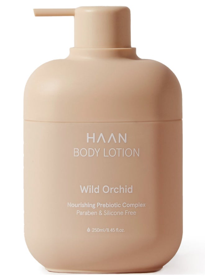 Haan Body Lotion Wild Orchid 250ml – Rich Nourishment for Dry Body Skin, Shea Butter & Prebiotics, Scented Lotion for Itchiness Relief 250ml