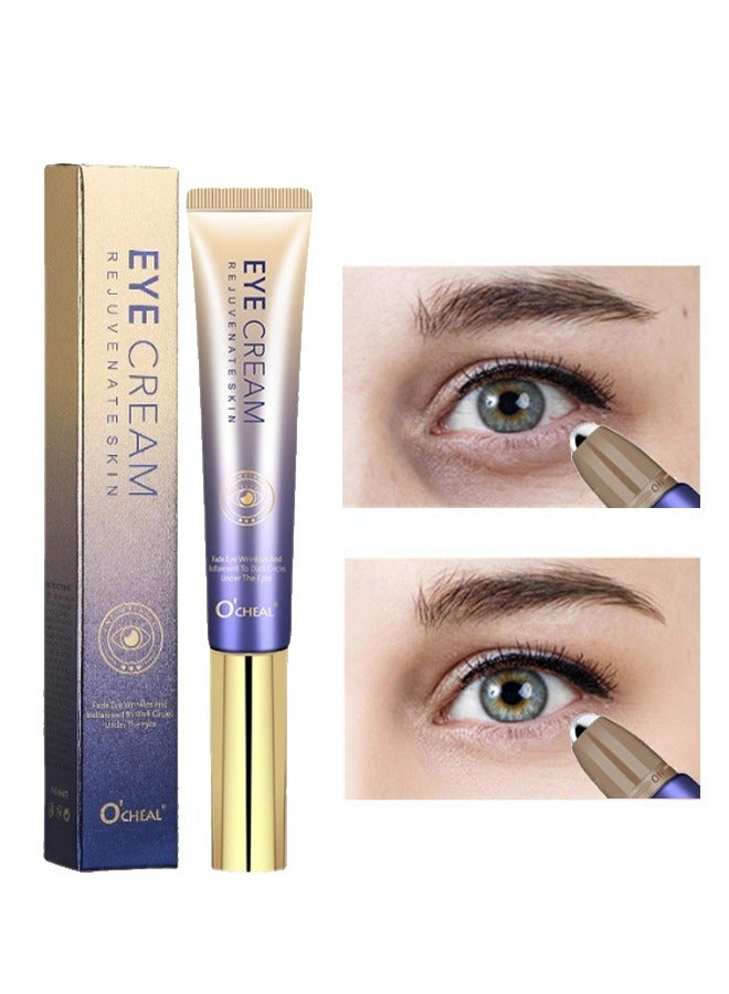Eye Cream-Anti- Roller Essence Massage Eye Roller Cream for Dark Circles and Puffiness, Anti Aging, Reduce Wrinkles and Fine Lines and Eye Bags Treatment