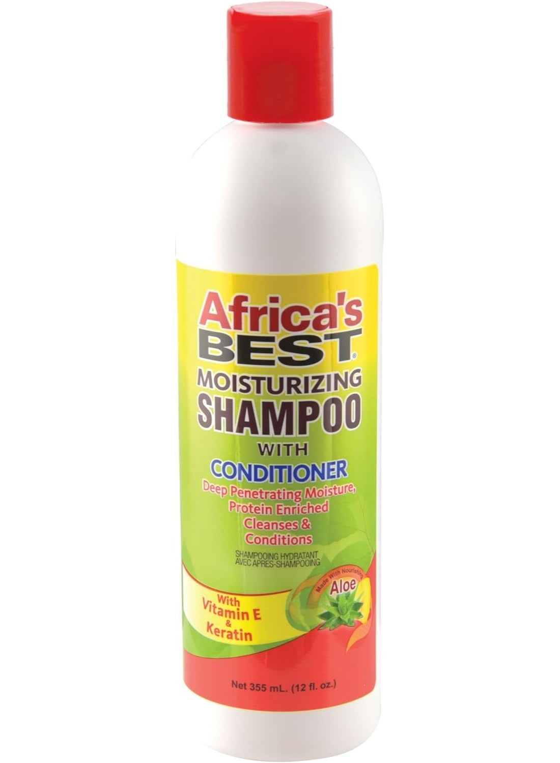 Moisturizing Shampoo With Conditioner Aloe 355 ML