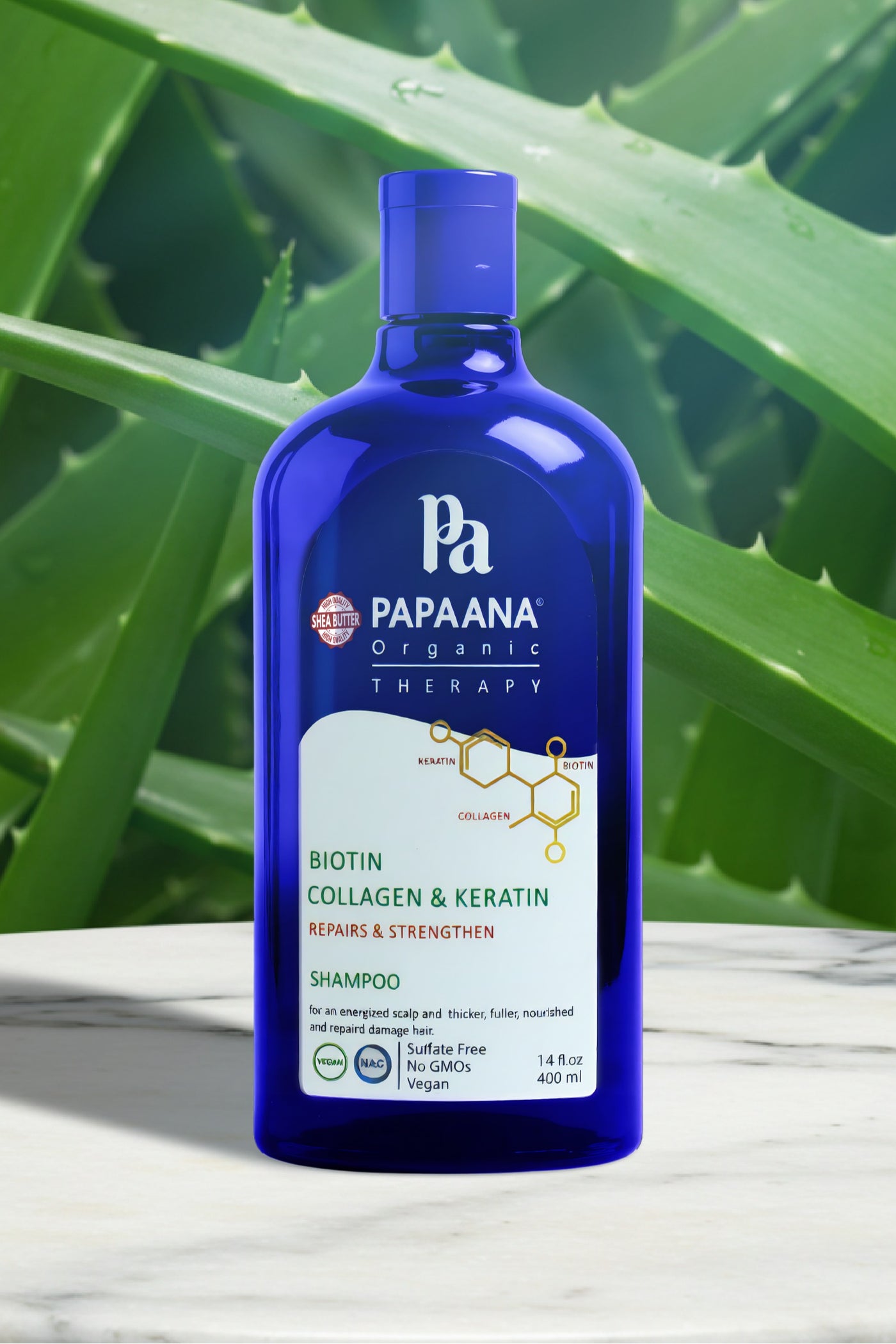 Biotin Collagen & Keratin Shampoo with Shea Butter – 400ml