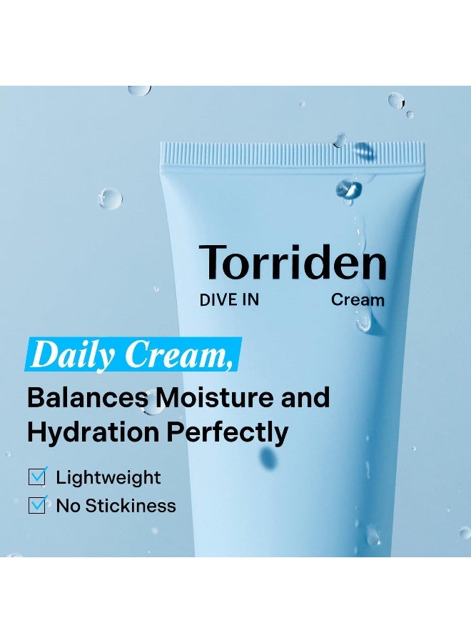 Dive-In Low Molecular Hyaluronic Acid Face Cream 80Ml – Deep Hydration Moisturizer With 5D Hyaluronic Acid For Dry & Oily Skin, 2.71 Fl Oz - image 3