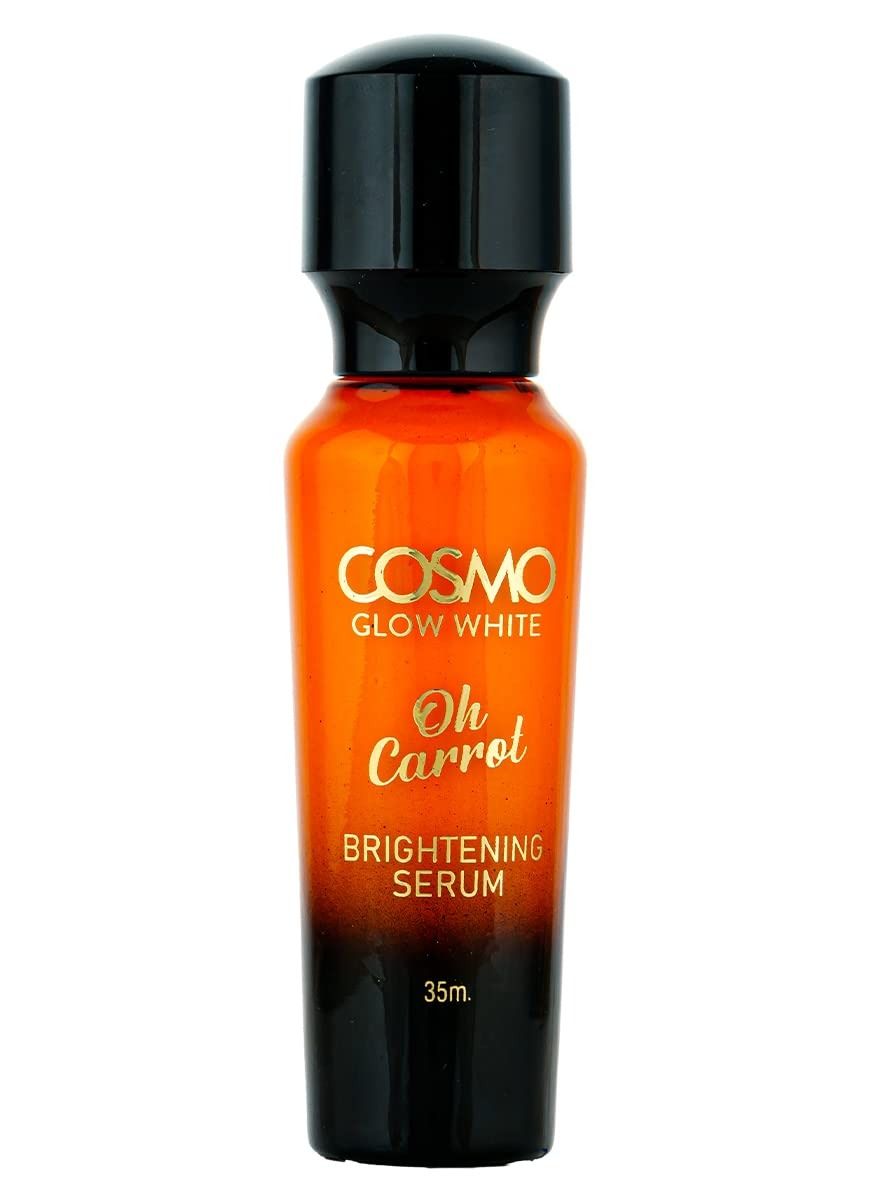 Cosmo Glow White Brightening Serum 35ml, Healthy Radiance, Carrot Oil & Kojic Acid, Nourishes & Revitalizes Dull Skin, For Unisex