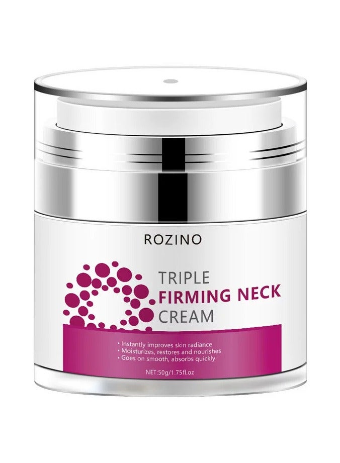 Rejuvenating elastic neck cream nourishes, lifts, tightens, repairs, dilutes neck lines, improves sagging neck cream