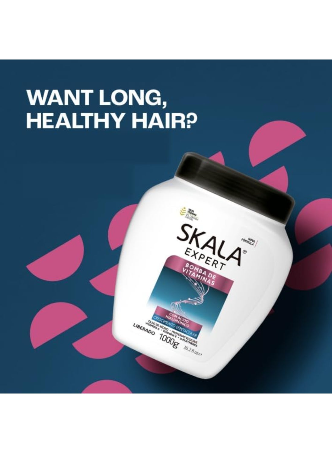 Expert Bomba de Vitaminas Hair Treatment Cream I Ideal for Weak and Dull Hair I Contains Hyaluronic Acid I 1000 grams - image 3