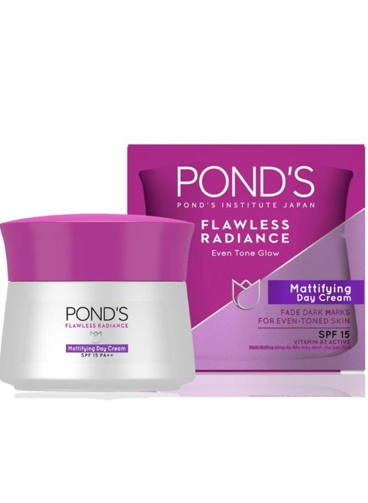Flawless Radiance Anti Blemish Mattifying Day Face Cream Moisturizer 50g