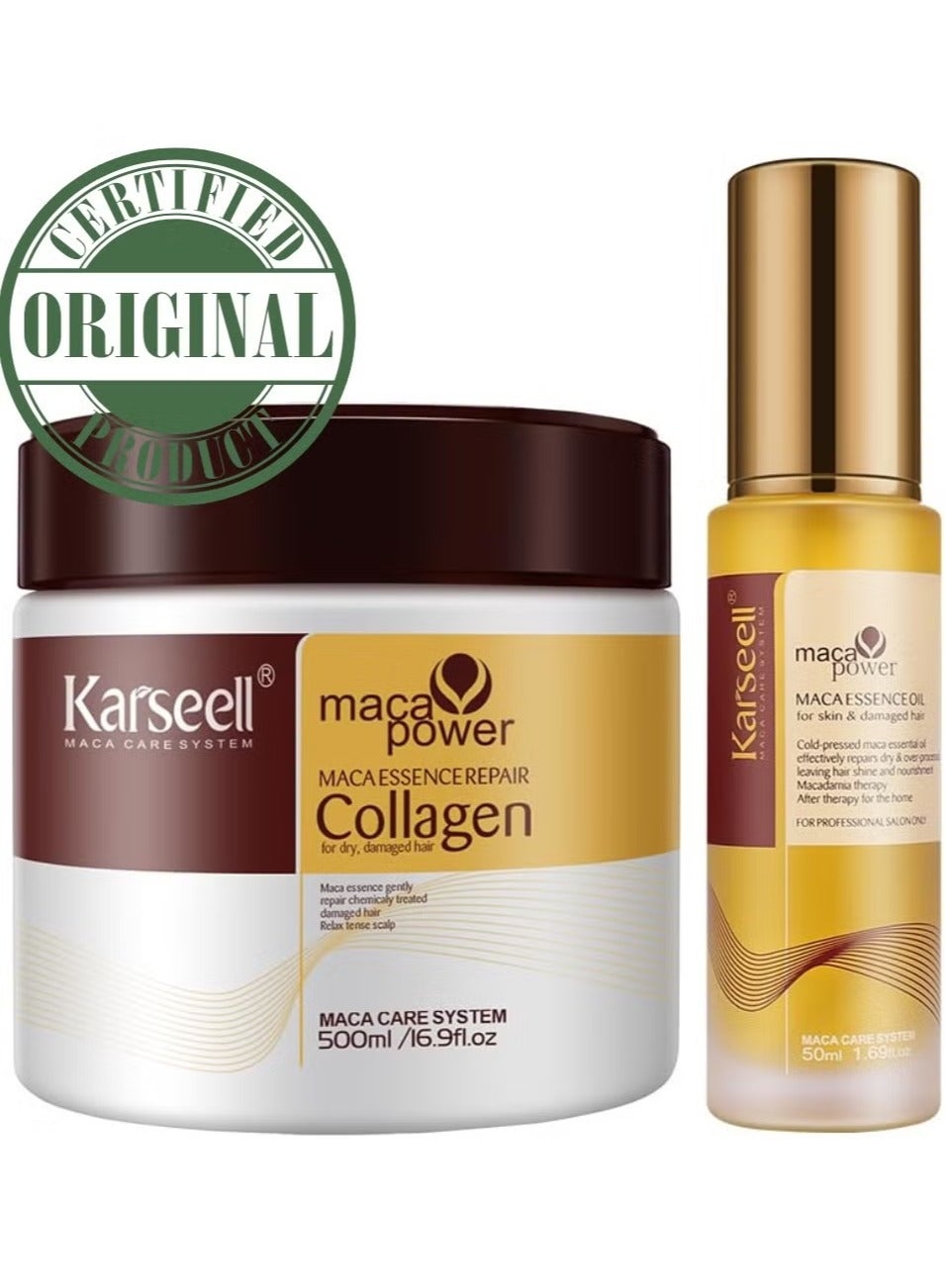 Karseell Collagen Hair Mask + Essence Oil 500ml + 50ml / 18.6fl oz