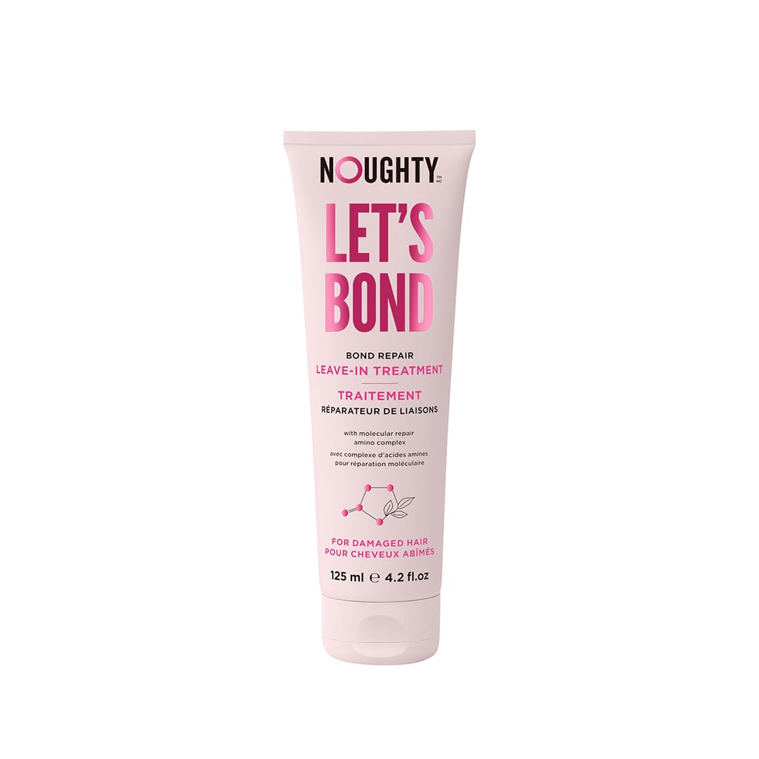 Noughty Let's Bond Builder Leave-In Treatment, Hydrating Formula for Healthier Strands, Intensive Repair for Chemically Treated, Colored and Damaged Hair, Strengthening Mask for Instant Shine 4.2fl.oz