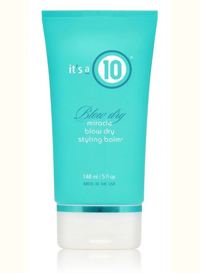 Miracle Blow Dry Styling Balm, Silky, Shiny Hair, Frizz Free Styling, Salon Quality Results Hair Protection from Heat