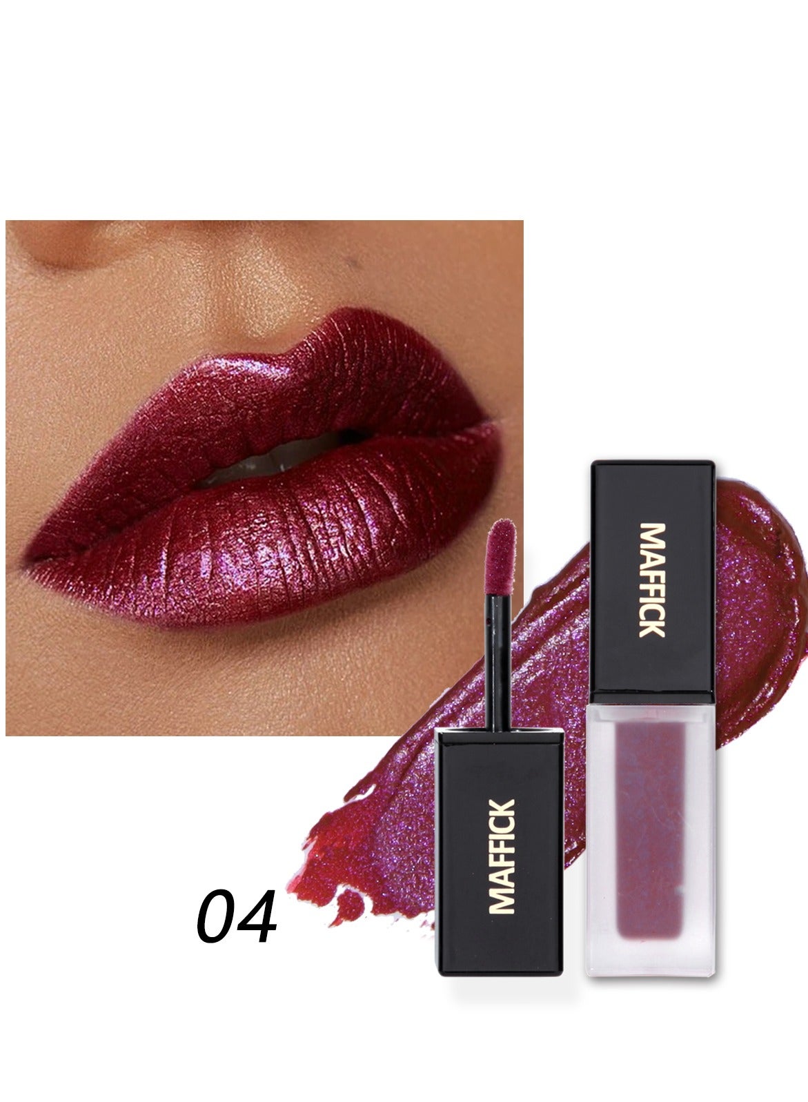 Maffick Lip Gloss, Super Lustrous The Gloss, Non-Sticky, High Shine Finish, 4.5g