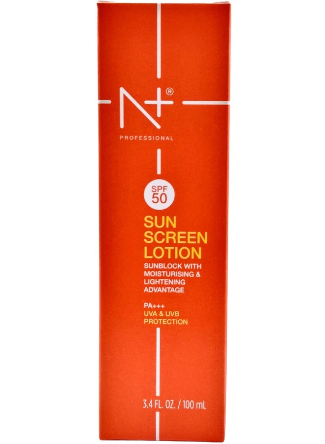 N+ Spf 50 Sunscreen Lotion 100Ml