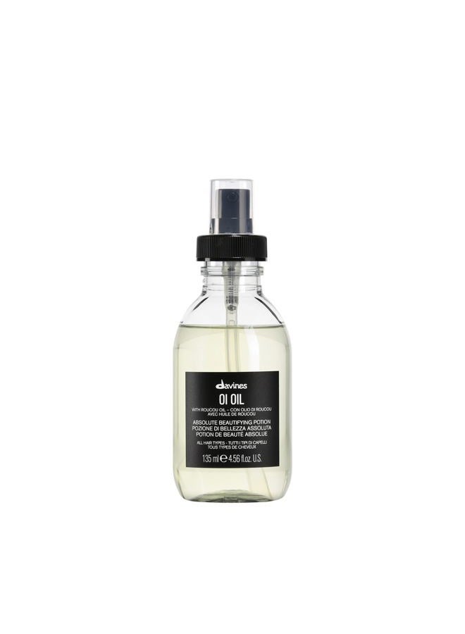 OI Oil | Weightless Hair Oil Perfect for Dry Hair, Coarse & Curly Hair Types | Anti-Frizz for Soft, Shiny Hair | 135 ml (4.56 Fl Oz)