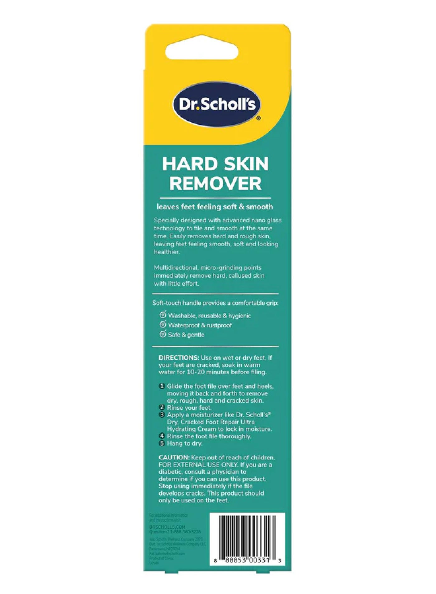 Hard Skin Remover Nano Glass Foot File - Gently Exfoliates & Smooths Callused Skin on Wet or Dry Feet for Soft Results - image 2