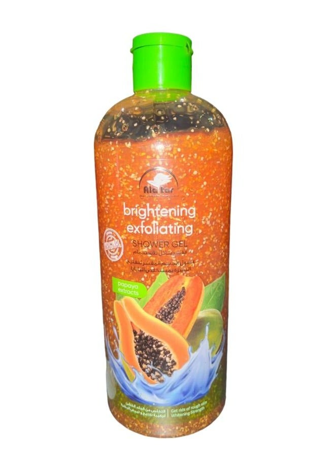 Brightening Exfoliating Shower Gel Papaya Extracts 750 ML