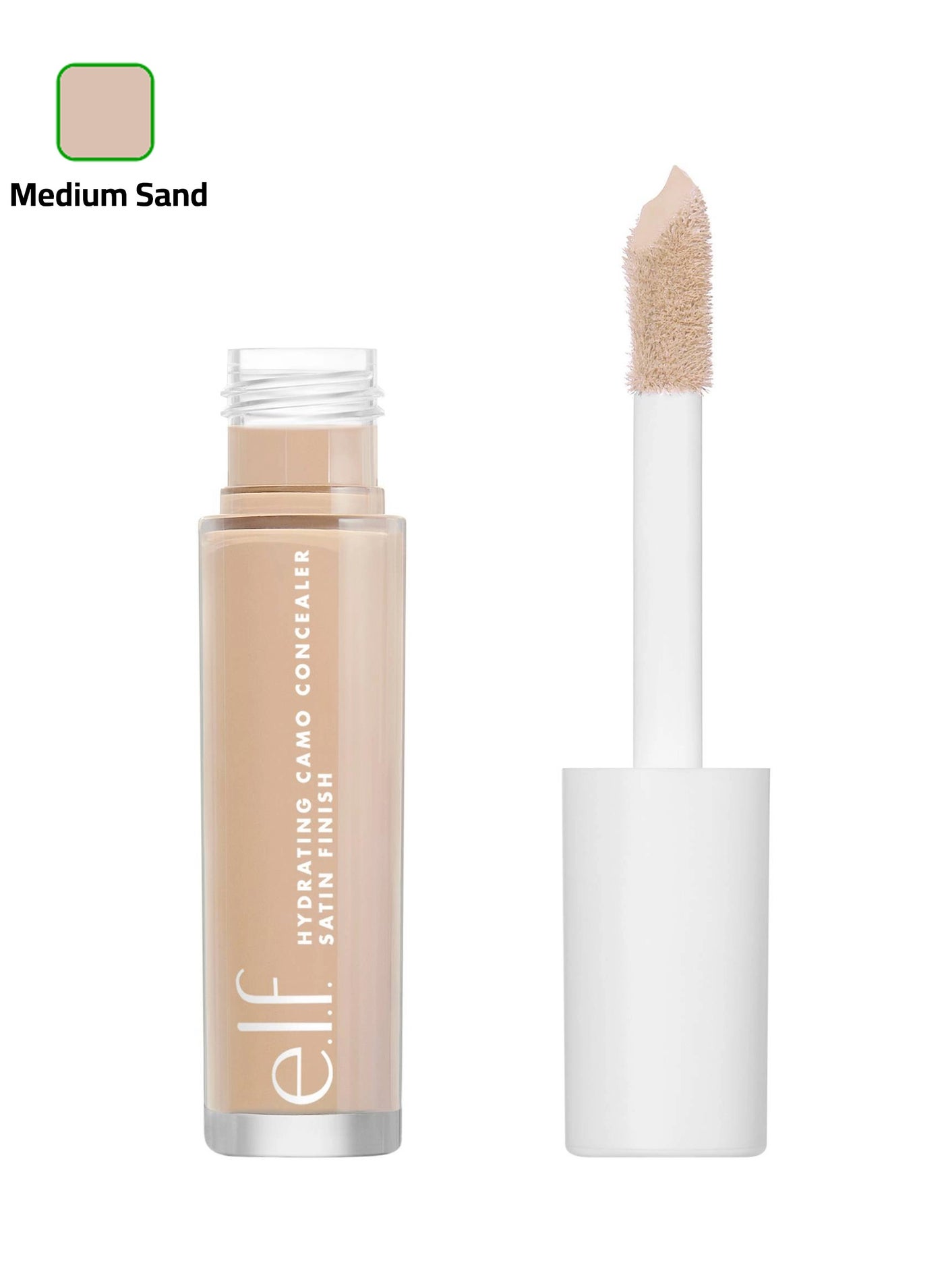Hydrating Camo Concealer, Lightweight, Full Coverage, Long Lasting, Conceals, Corrects, Covers, Hydrates, Highlights, Satin Finish (Medium Sand)