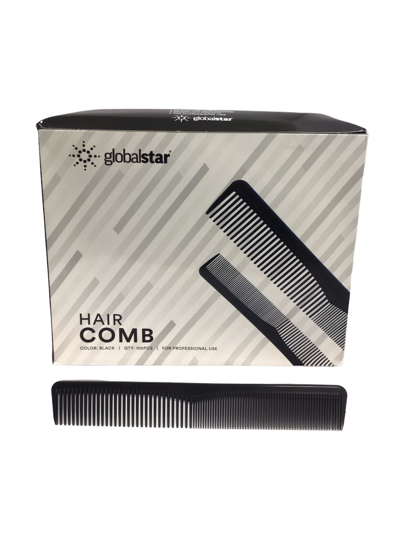 Globalstar Hygienic Disposable Comb 100pcs – Individually Wrapped, Ideal for Salons, Spas & Travel
