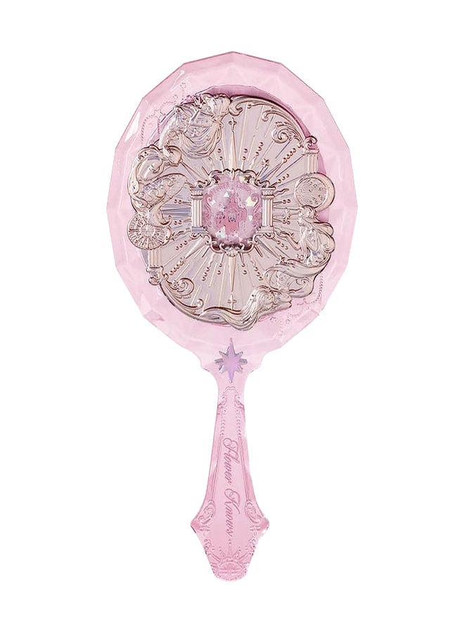 Moonlight Mermaid Handheld Exquisite Mirror, Pinky