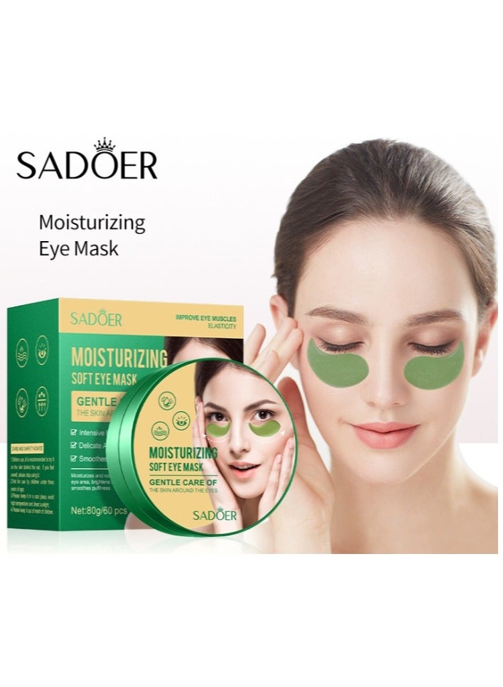 60 PCS Eye Masks Full Coverage Moisturizing Smoothing Eye Mask Nourishing Eye Care