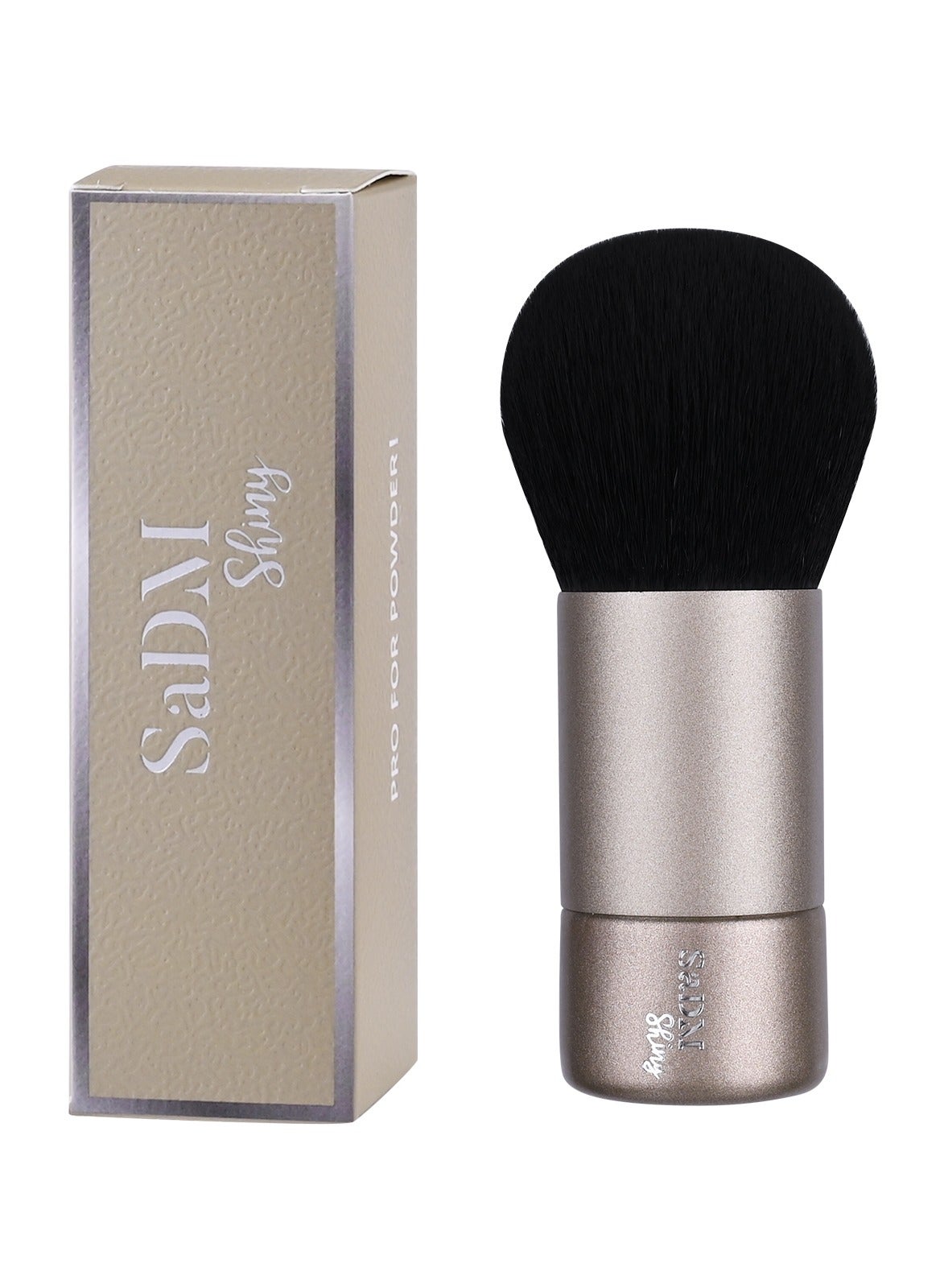 SaDM Shiny Vegan Kabuki Brush – Professional Makeup Brush for Flawless Powder & Cream Application