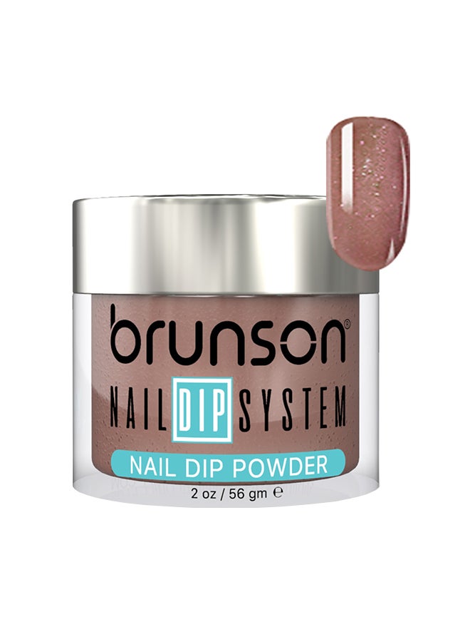 Nail Dip Powder Dip And Buff System Color 56gm, French Nail Art Starter Manicure Salon DIY At Home Odor Free And Long Lasting No Needed Nail Lamp Curing BDK071