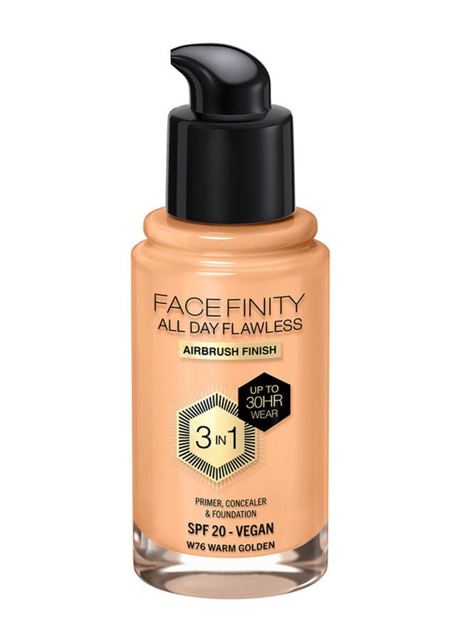 Facefinity All Day Flawless Foundation - W76 Warm Golden