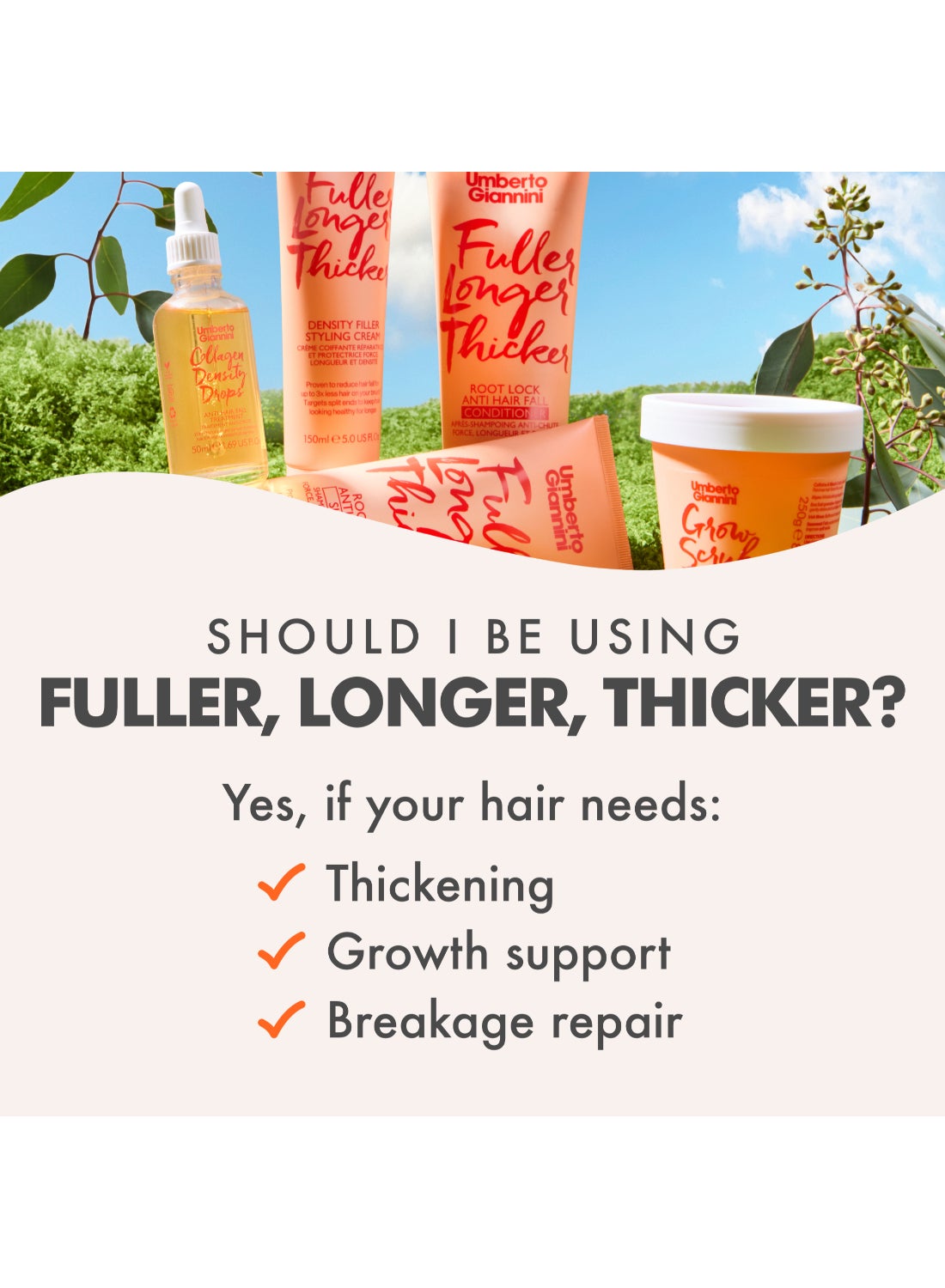 Fuller, Longer Thicker Heat Protect Cream 150ml - image 8
