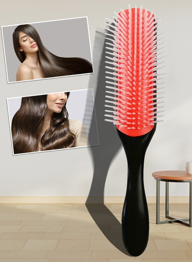 Anti-Static Hair Brush Comb Scalp Massage Comb Massage Brush for Reducing Hair Breakage Hair Scalp Massager Nylon Bristle Styling Brushes Hair Styling Tools