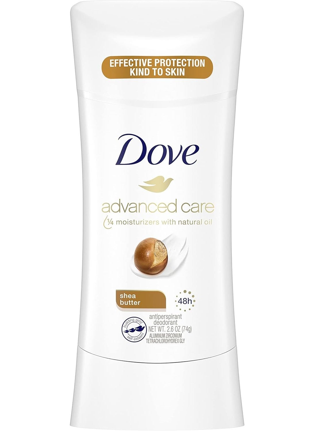 Dove Advanced Care Antiperspirant Deodorant, Shea Butter 74gm