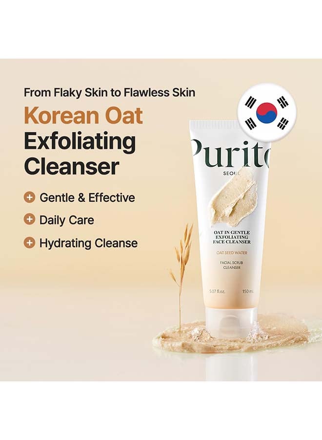 PURITO Oat-In Gentle Exfoliating Face Cleanser Hydrating Soothing All Skin Types 150ml - image 3