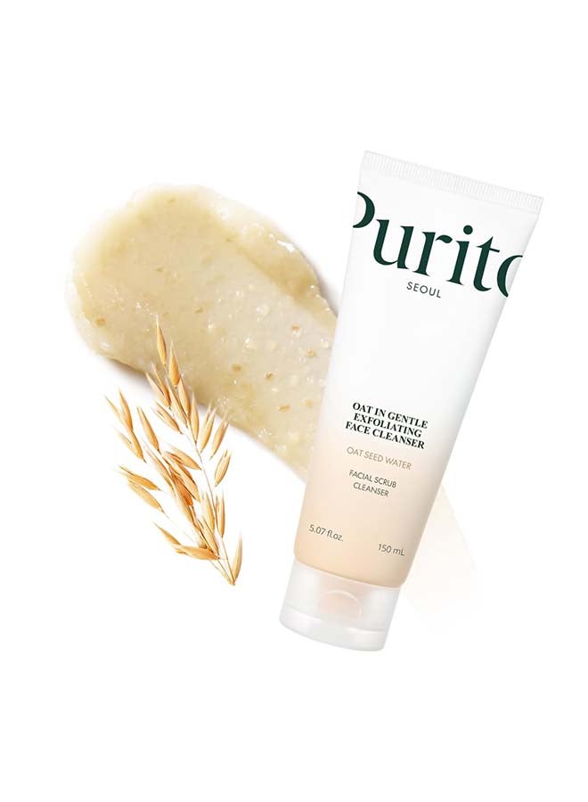 PURITO Oat-In Gentle Exfoliating Face Cleanser Hydrating Soothing All Skin Types 150ml